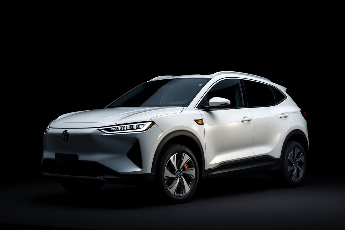 Electric Crossover rental vehicle category illustration